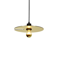 Luminaire à suspension MIRRO 1.0 petit E27 IP20, or gradable