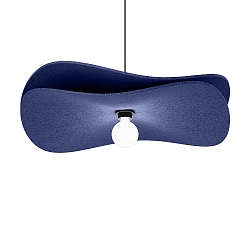 Luminaire à suspension WAVE SOFT 2.0 E27 IP20, bleu indigo