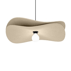 Luminaire à suspension WAVE SOFT 2.0 E27 IP20, calcaire