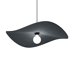 Luminaire à suspension WAVE SOFT 1.0 E27 IP20, anthrazit