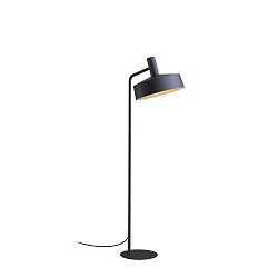 Lampadaire ROOMOR FLOOR 1.3 - PAR16 / SHADE 3.0 avec interrupteur, avec prise de courant, réglable GU10 IP20, or, noir profond 