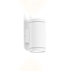Luminaire mural d’extérieur TUBE 2.0 bilatéral IP65, blanche gradable