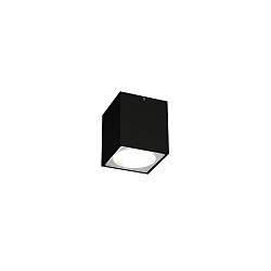 Plafonnier extérieur TRAIN 1.0 Bas, carré, dimmable IP65, noir mat gradable