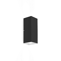 LED Outdoor Wall luminaire TRAIN 2.0, IP65, 2-sided, 8W 3000K 38�, CRi >90, dimmable, black
