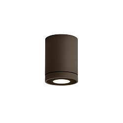 Plafonnier extérieur TUBE OUTDOOR CEILING SURF 1.0 PAR16 GU10 IP65, bronze 