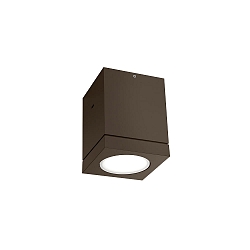 Plafonnier extérieur TUBE CARRÉ OUTDOOR CEILING SURF 1.0 PAR16 GU10 IP65, beige 