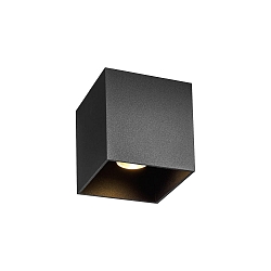 Plafonnier extérieur BOX OUTDOOR CEILING SURF 1.0 IP65, noir mat gradable