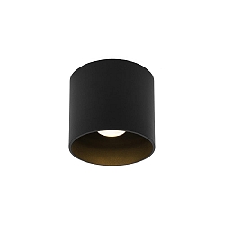 Plafonnier extérieur BOX OUTDOOR CEILING SURF 1.0 IP65, noir mat gradable