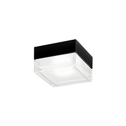 Luminaire de plafond BLAS 2.0 angulaire, version pour montage en surface IP65, mat, noir profond gradable