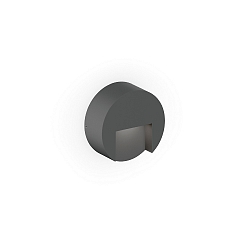 Luminaire mural d’extérieur RETO ROUND WALL SURFACE OUTDOOR 0.8 rond IP65, anthrazit gradable