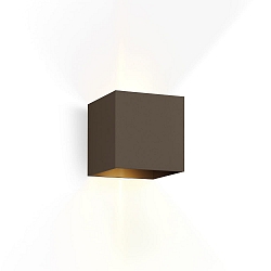 Luminaire mural d’extérieur BOX 2.0 haut bas, forme en dé, réglable IP65, bronze gradable