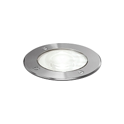 floor recessed luminaire MAP OUTDOOR FLOOR REC 1.6 IP65, stainless steel dimmable