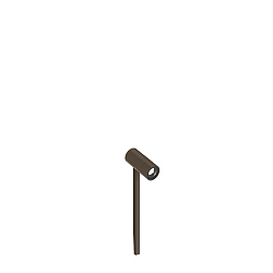 Lampe � piquet de terre GEO 1.0 - 24V PLUG&PLAY avec prise de courant, on/off, Plug&Play IP65, bronze 