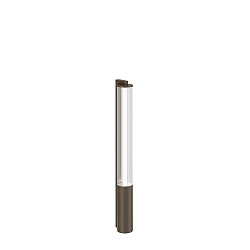 Borne d'éclairage RIBELLE FLOOR 1.0 IP65, bronze gradable