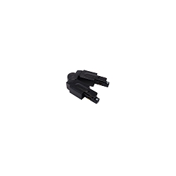 1-phase corner connector, black