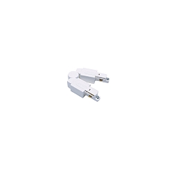 1-phase corner connector, white
