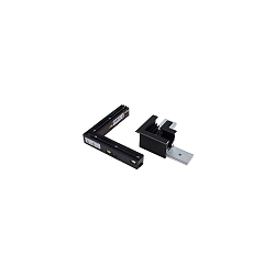 L-connector STREX 48V built-in version, left-right, black