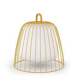 Abat-jour COSTA 2.0 - CAGE 2.1, jaune