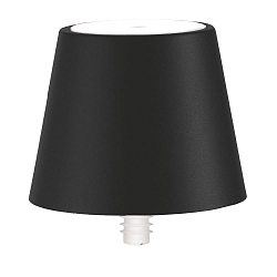 Lampe rechargeable POLDINA STOPPER IP54, noir mat gradable