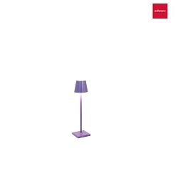 Lampe de table  accu POLDINA MICRO IP65, violet gradable