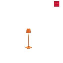 Lampe de table  accu POLDINA MICRO IP65, orange gradable