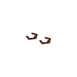 Support mural PENCIL MODULO LUCE lot de 2, corten