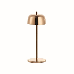 Lampe de table � accu CIRCE IP65, cuivre gradable