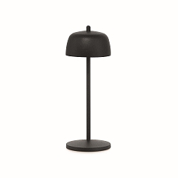 Lampe de table � accu CIRCE IP65, noir mat gradable