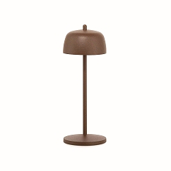 Lampe de table � accu CIRCE IP65, rouille gradable