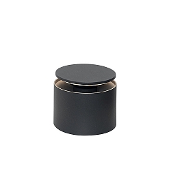 Lampe de table � accu PUSH-UP TAVOLO PRO cylindrique, r�glable, avec diffuseur IP54, gris fonc�, laqu� gradable