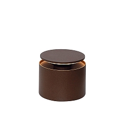 Lampe de table � accu PUSH-UP TAVOLO PRO cylindrique, r�glable, avec diffuseur IP54, rouille, laqu� gradable