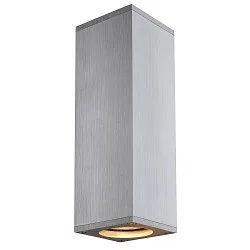 Luminaire mural THEO UP/DOWN QPAR51 GU10, aluminium brossé
