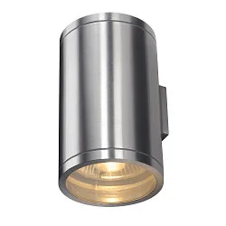 Luminaire mural d'extérieur ROX WALL OUT UP/DOWN QPAR11 GU10 IP44, aluminium brossé gradable