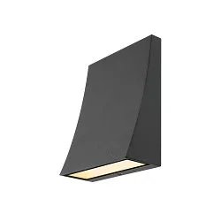 Luminaire mural d'extérieur DELWA WIDE IP44, anthrazit