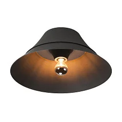 Luminaire de plafond BATO 45 CW conique E27 IP20, noir