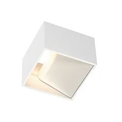 Luminaire mural LOGS IN DTW haut bas, petit, Dim-To-Warm, indirect IP20, blanche gradable
