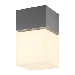 LED Outdoor Ceiling luminaire SQUARE, stainless steel 316, 12W, 3000K, IP44