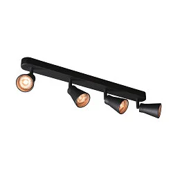 Luminaire mural AVO QUAD GU10, noir 