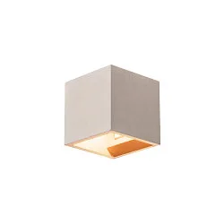 Luminaire mural SOLID CUBE G9, gris 