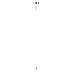 Suspension pendante triphasé S-TRACK - 100CM rigide, mécanique, version pour montage en surface, universal, blanche