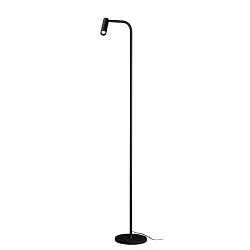 Lampadaire KARPO FL réglable, avec variateur tactile IP20, noir gradable