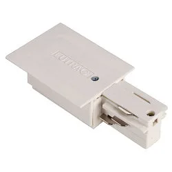 Alimentation triphasé EUTRAC® version pour montage encastré, terre droite, blanche