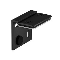 Support mural H-PROFILE lot de 2, noir 