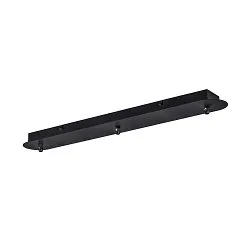 Rosace de plafond pour FITU PD 3 fois, langue noir 