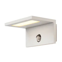 Luminaire mural d'extérieur ANGOLUX S WL avec capteur IP 44, blanche
