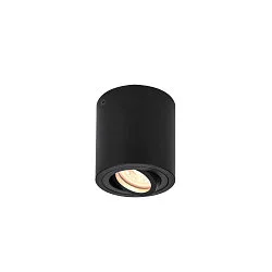 Luminaire de plafond TRILEDO CL cylindrique, pivotant GU10 IP20, noir  gradable