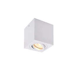 Luminaire de plafond TRILEDO pivotant, single GU10, blanche gradable