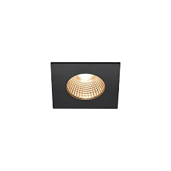 Plafonnier extérieur PATTA-I SQUARE DTW angulaire, rigide, Dim-To-Warm IP65, noir gradable
