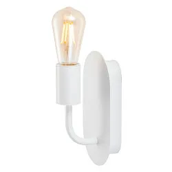 Luminaire mural FITU WL E27 IP20, blanche gradable
