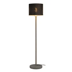 Lampadaire d'extérieur ADEGAN MANILA SL E27 IP44, anthrazit, argent